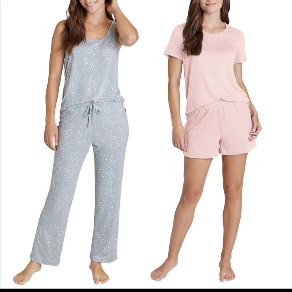 Eddie Bauer Women's Ladies' 4-piece PJ Set Medium
